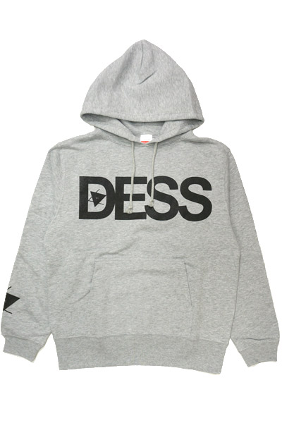 DEATHKISS DESS pullover hoodie Gray