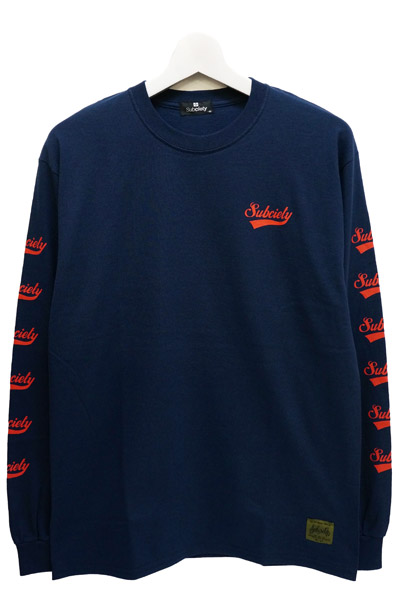 Subciety (サブサエティ) GLORIOUS L/S NAVY-RED