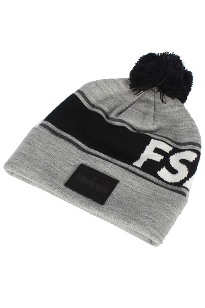 FAMOUS STARS AND STRAPS American Fame Beanie GRY