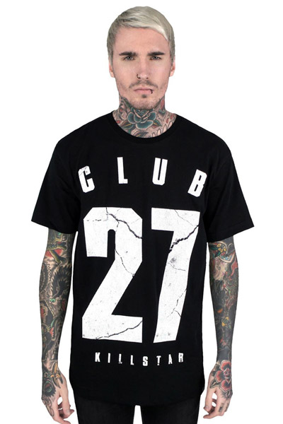 KILL STAR CLOTHING(キルスター・クロージング) Club 27 T-Shirt