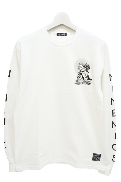 NineMicrophones (ナインマイクロフォンズ) Play with the microphone L/S WHITE