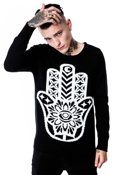 KILL STAR CLOTHING(キルスター・クロージング)  Hamsa Knit Sweater