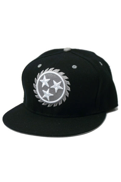 WHITECHAPEL Sawblade Black Snapback Hat