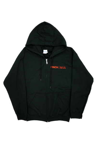 FINCH Linear Black Zip-Up Sweatshirt