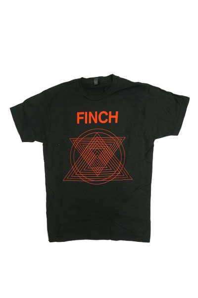 FINCH Linear Black T-Shirt