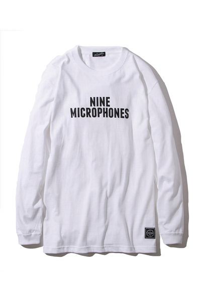 NineMicrophones PROMOTION L/S WHITE
