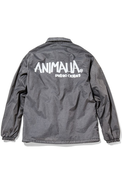 ANIMALIA AN16U-JK01 Coach Jacket #003 GRAY