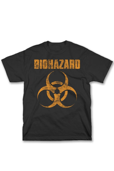 BIOHAZARD DISTRESS LOGO T-Shirt