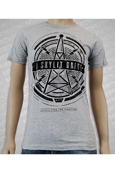 A SKYLIT DRIVE Channels Heather Gray T-Shirt