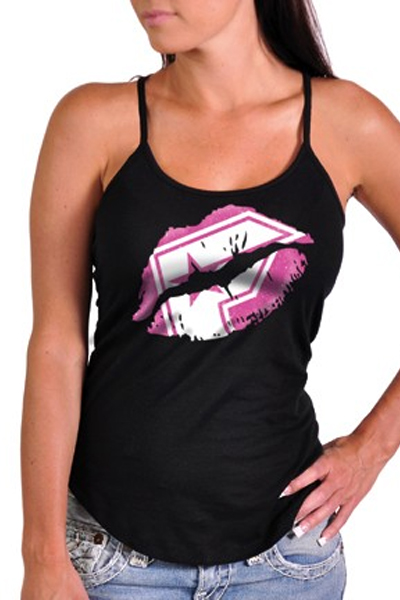 FAMOUS STARS AND STRAPS Lips Jrs Derby Tank