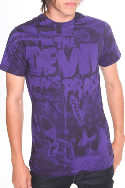The Devil Wears Prada Virus Allover Print T-Shirt