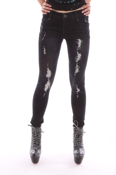 IRON FIST CLOTHING Annie's Lament Skinny Jeans BLK