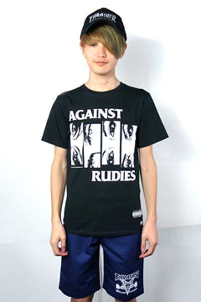 RUDIE'S (ルーディーズ) AGAINST-Tee BLACK/WHITE