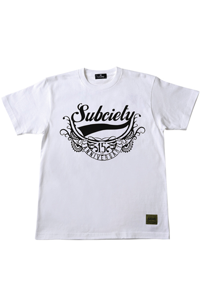 Subciety 15th GLORIOUS S/S - WHITE/BLACK