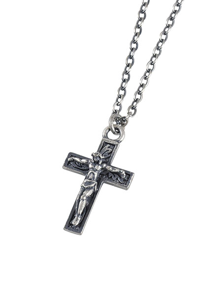 Subciety METAL NECKLACE-JESUS- ANTIQUE SILVER