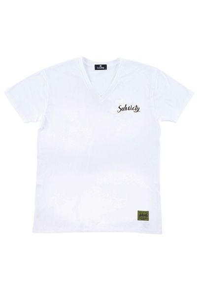 Subciety Conductor VNECK S/S - WHITE