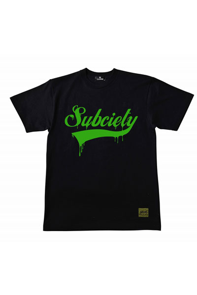 Subciety(サブサエティ) GLORIOUS S/S-MELT- BLACK/GREEN