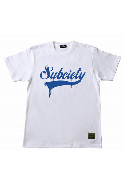 Subciety(サブサエティ) GLORIOUS S/S-MELT- WHITE/BLUE
