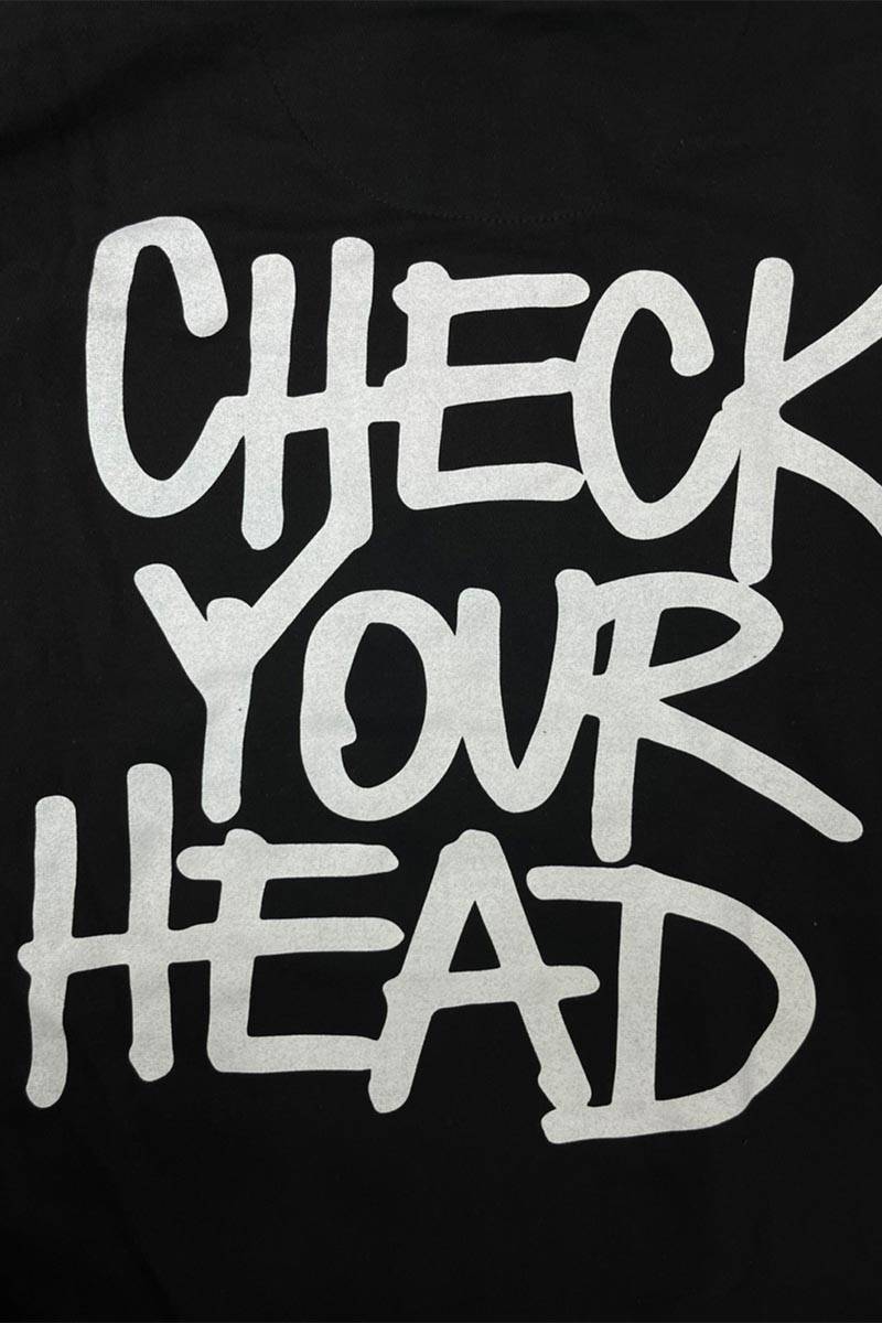 BEASTIE BOYS UNISEX PULLOVER HOODIE: CHECK YOUR HEAD (BACK BEASTIE BOYS UNISEX PULLOVER HOODIE: CHECK YOUR HEAD (BACK