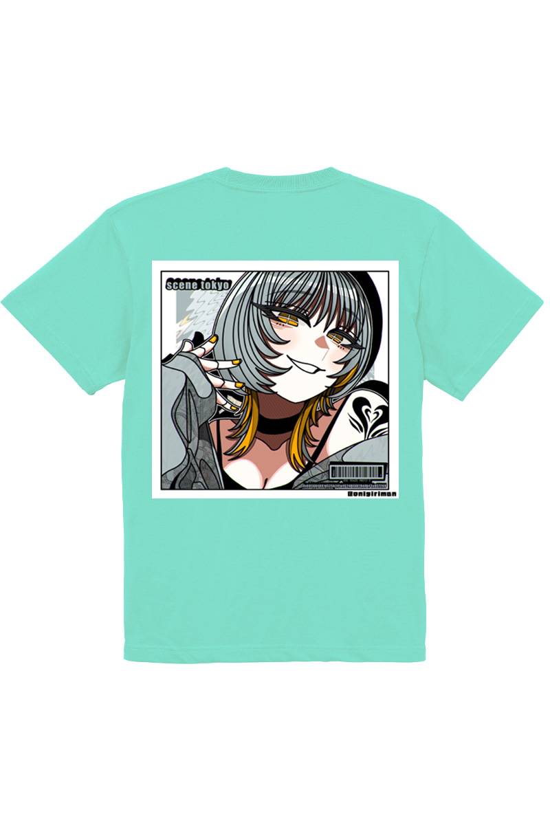 SCENE TOKYO (シーントウキョウ) silver girl tee - Mint