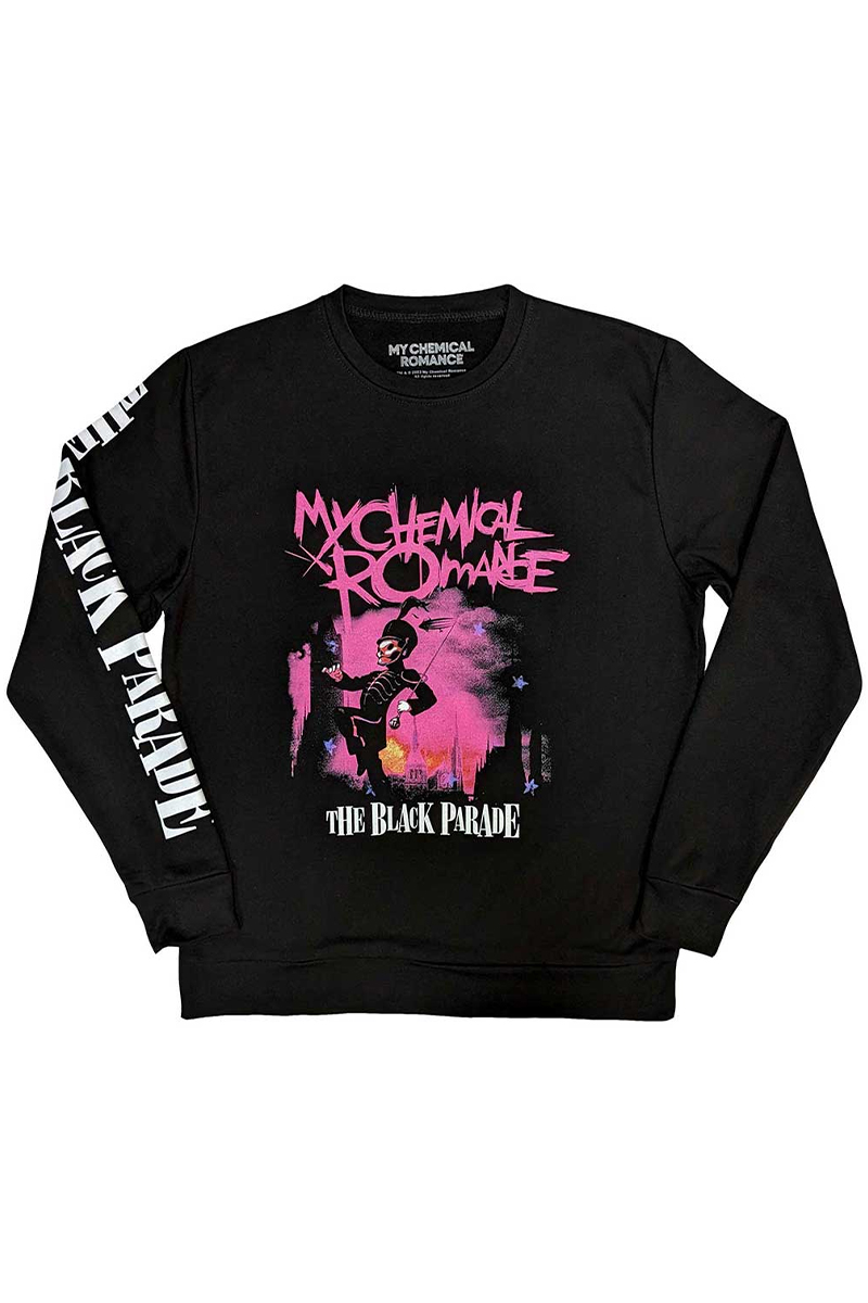 MY CHEMICAL ROMANCE UNISEX SWEATSHIRT: MARCH (SLEEVE PRINT)