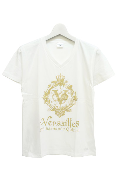 Versailles Chateau de Versailles TシャツB White x Gold