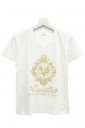 Versailles Chateau de Versailles TシャツB White x Gold