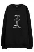 THRASHER (スラッシャー) TH94166VPL GONZ STROLEING CREW SWEAT BLACK