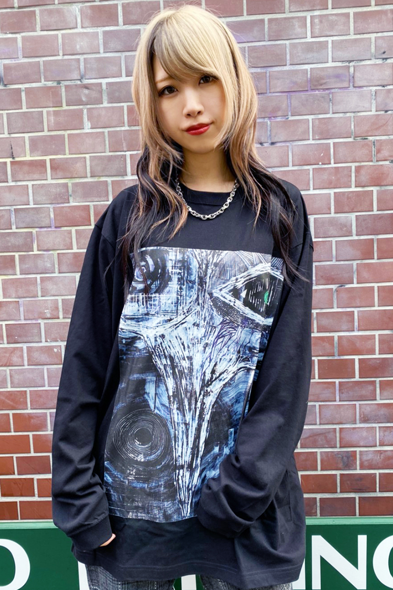 ガリュウホンポ  マスクロングTシャツ