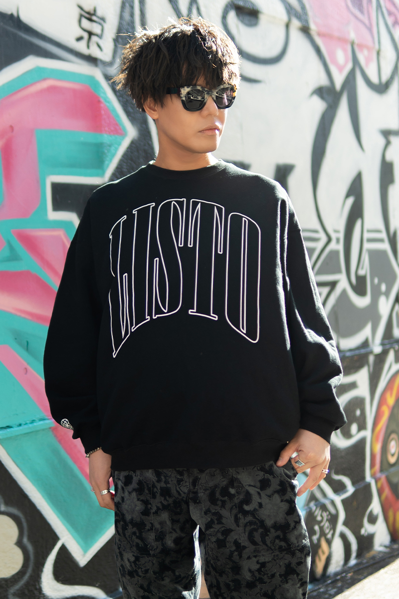 神尾晋一郎×GEKIROCK CLOTHING コラボ第2弾スウェット BLACK