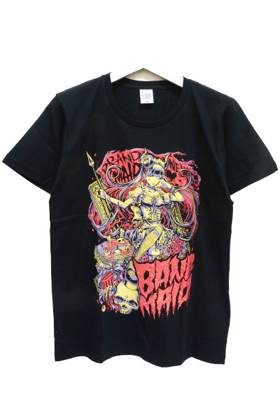 BAND-MAID Brand New MAID Tシャツ KagaMI Design A Pink / Cream