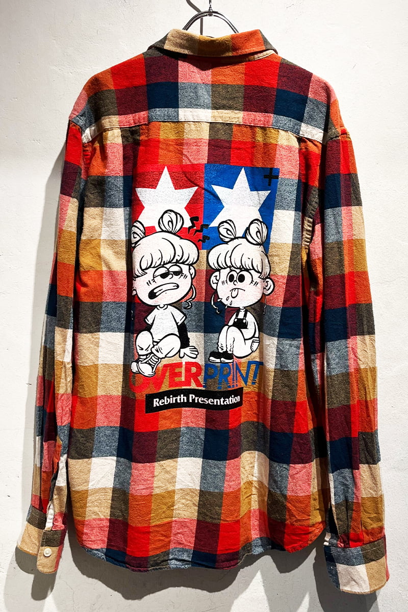 over print (オーバープリント) Rebirth shirts etc　A-8