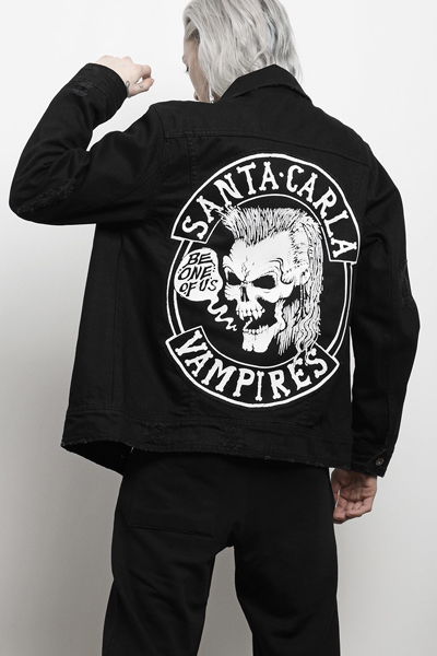 DISTURBIA CLOTHING Lost Boys Denim Jacket Black