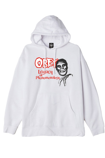 OBEY x Misfits Legacy of Phenome Pullover Hood WHITE