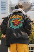 TOY MACHINE (トイマシーン)　Hirotton monster bomber jacket BLACK