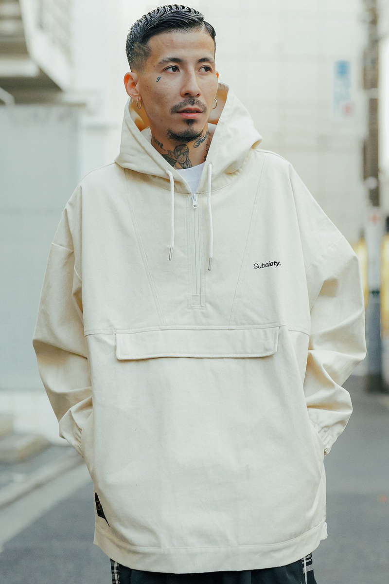 Subciety (サブサエティ) DUCK ANORAK OFF WHITE