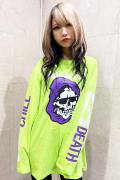 MISHKA 2 CHILL 4 DEATH LS TEE LIME