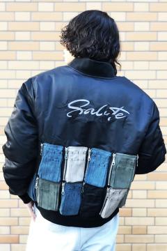 SALUTExEVAE bomber jacket