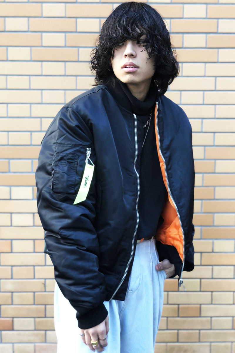 ロックファッション、バンドグッズのGEKIROCK CLOTHING / SALUTExEVAE bomber jacket