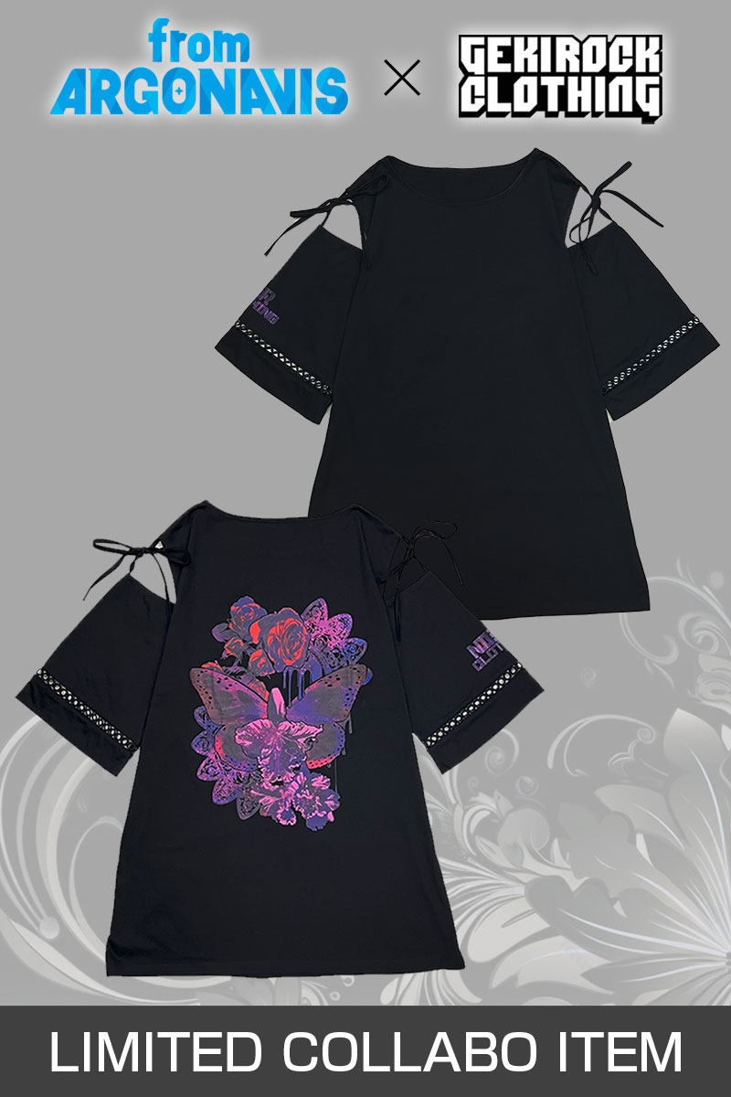 HARU×NieR コラボ・オフショルダーTシャツ