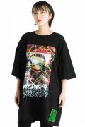 HEDWiNG Creepy-ART Big shilhouette T-shirt Black