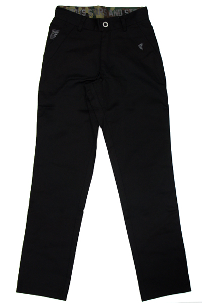 FAMOUS STARS AND STRAPS Mens Tempo Chino Pants BLK