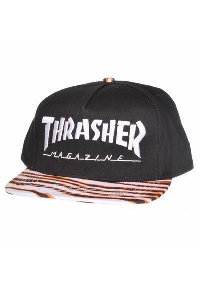 THRASHER TIGER STRIPE SNAPBACK CAP
