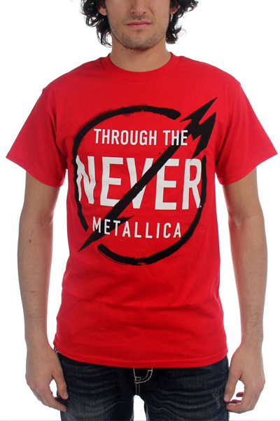 METALLICA NEVER RED T-Shirt