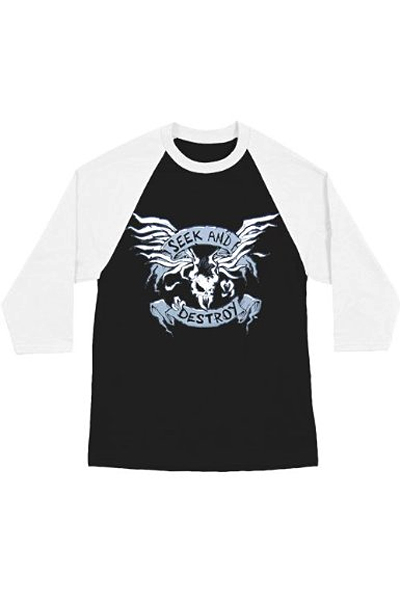 METALLICA SEEK AND DESTROY 3/4 Sleeve T-Shirt