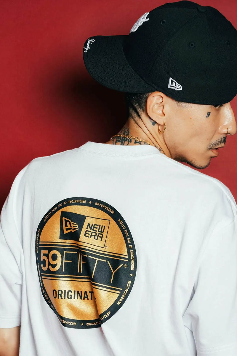 New Era® × Subciety(サブサエティ)　S/S Cotton Tee - White
