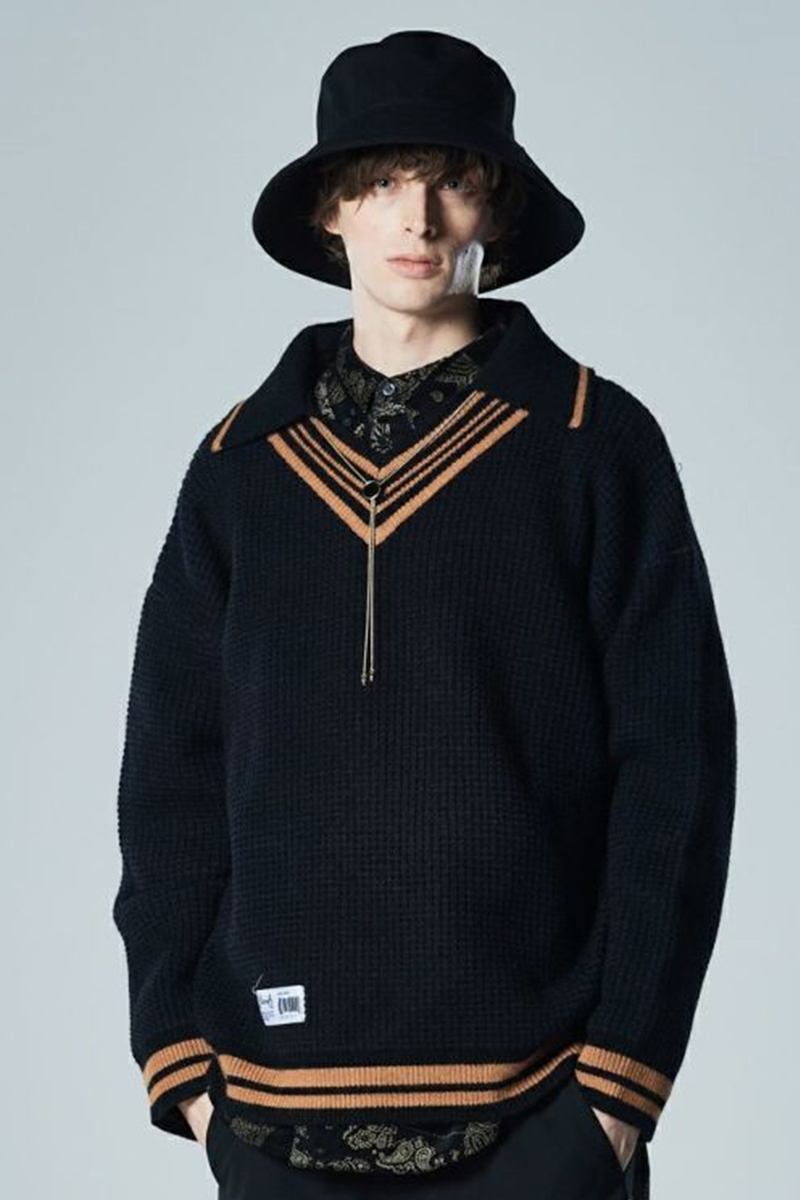glamb (グラム) Collared Tilden Knit / カラードチルデンニット glamb (グラム) Collared Tilden Knit / カラードチルデンニット