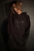 ZERO EVOKE ZE Logo Second Pullover Parka 【BLACK×BLACK】