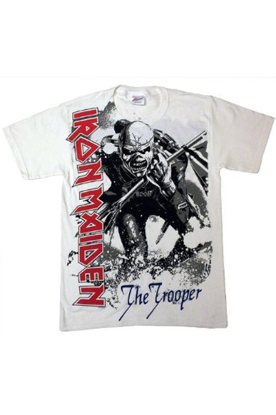 IRON MAIDEN OVERSIZED TROOPER Large Print T-Shirt