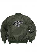 LONELY論理 NYLON BOMBER JACKET OLIVE